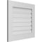 Ekena Millwork Vertical Surface Mount PVC Gable Vent: Functional, w/ 3-1/2"W x 1"P Standard Frame, 26"W x 24"H GVPVE26X2401SF - alternate 3